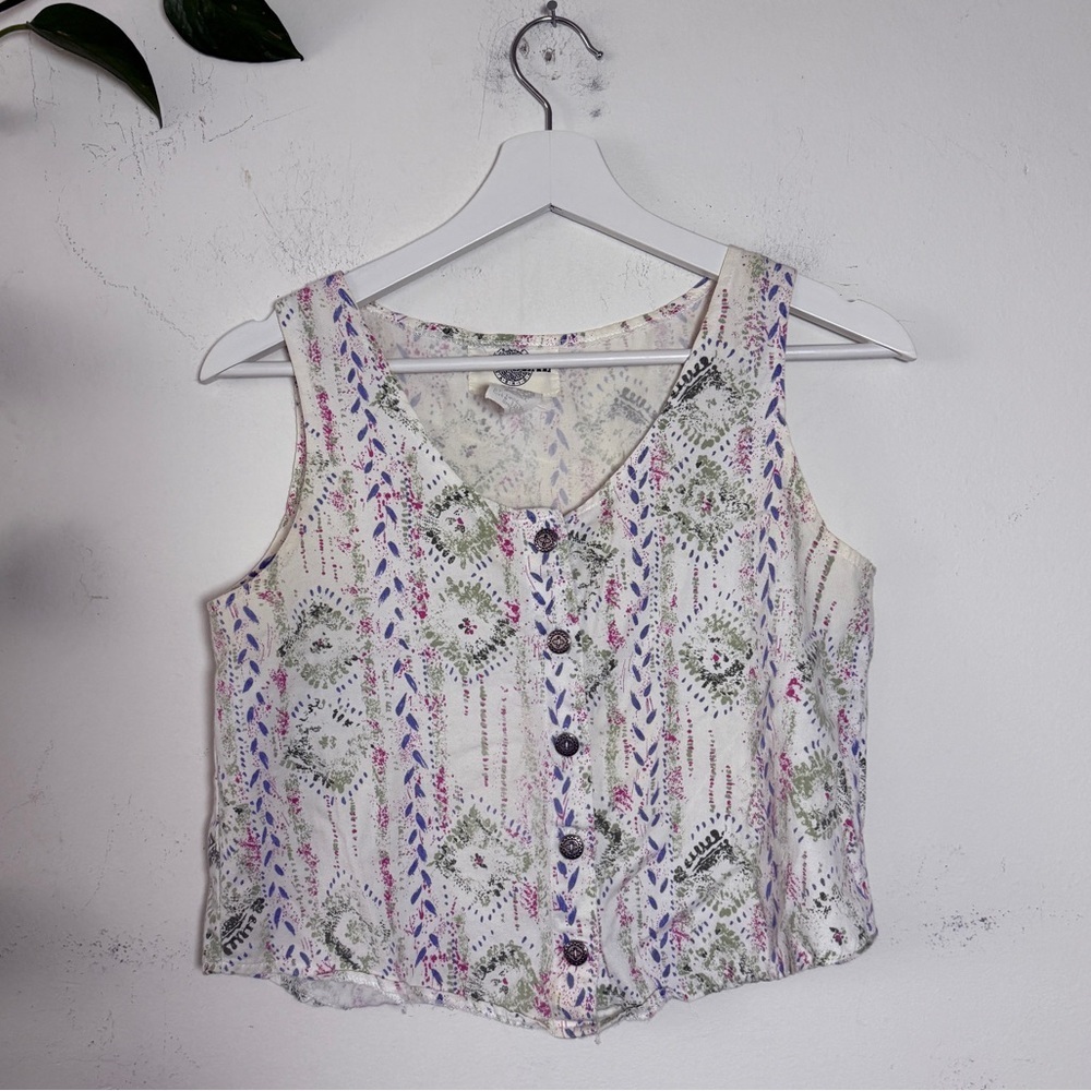 Vintage Wet Seal 90’s Cotton Tank Top Floral
